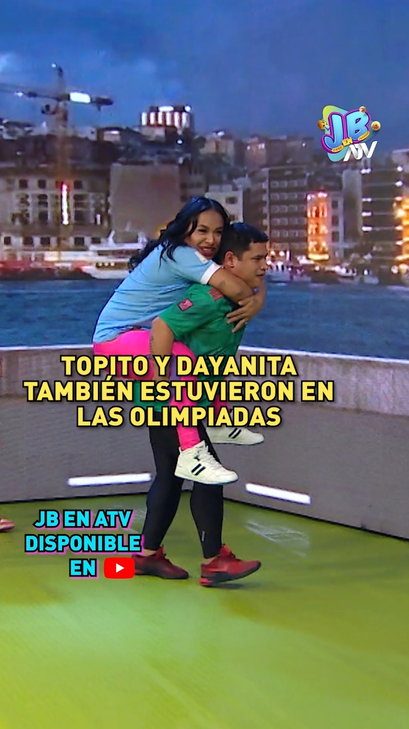 Topito y Dayanita también estuvieron en las Olimpiadas #jbenatv #olimpiadas #atv #atvpe #topito #dayanita #humor #divertido #jb 