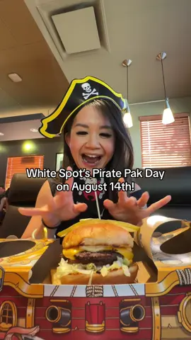 White Spot’s Pirate Pak Day is back in BC on August 14th and for one day only adults can order this iconic ship-shaped meal! 🏴‍☠️  #whitespot#vancouverfood#piratepak#piratepakday#bc#britishcolunbia#vancouver#vancouverbc 