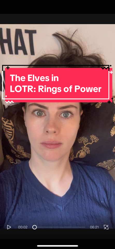 I want elves who are fell and fey, like Tolkien intended. #ringsofpower #lotr #tolkien #galadriel #elrond #silmarillion #BookTok #elves #fantasybooktok 