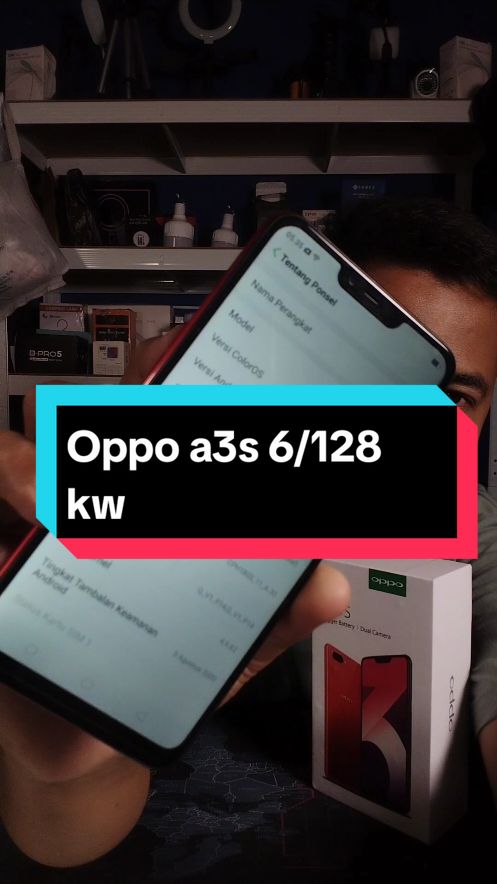 Oppo a3s ori itu gak ada varian 6/128 . kalau ada varian 6/128 berarti kw atau refurbish rekondisi  #hpmurah #oppo #oppoa3s 