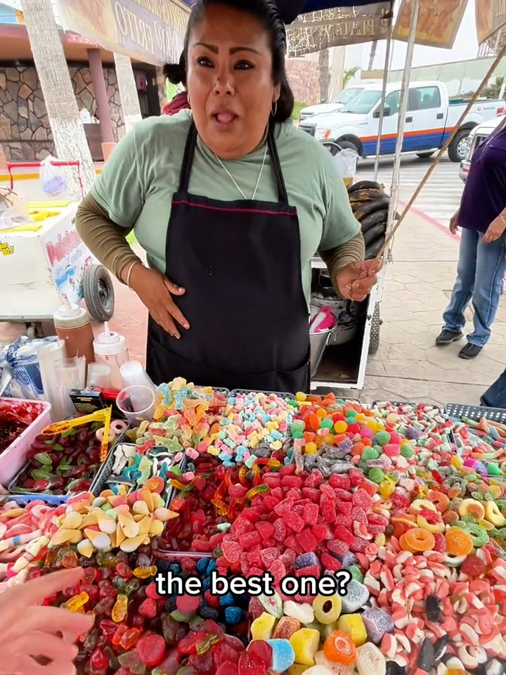 $2.60 candy in Mexico 🇲🇽 #mexico #tijuana #streetfood #food #nativety