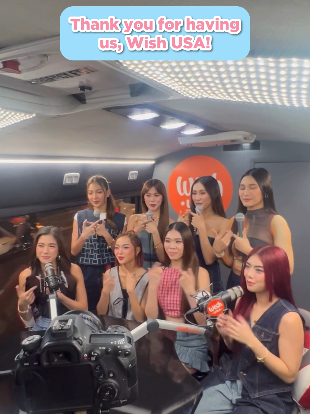 #BINI: Hindi na kailangang humiling sa mahiwagang salamin coz our California wish has been granted!✨🪞 Sweet as cherries, sheesh ang @wishusaofficial experience namin as we perform at #BINIonWishUSA!🎙️🎶🚍  Watch our BTS moments in #BINI_inReelLife!📹 #BINI_LetsCherishEYYgust