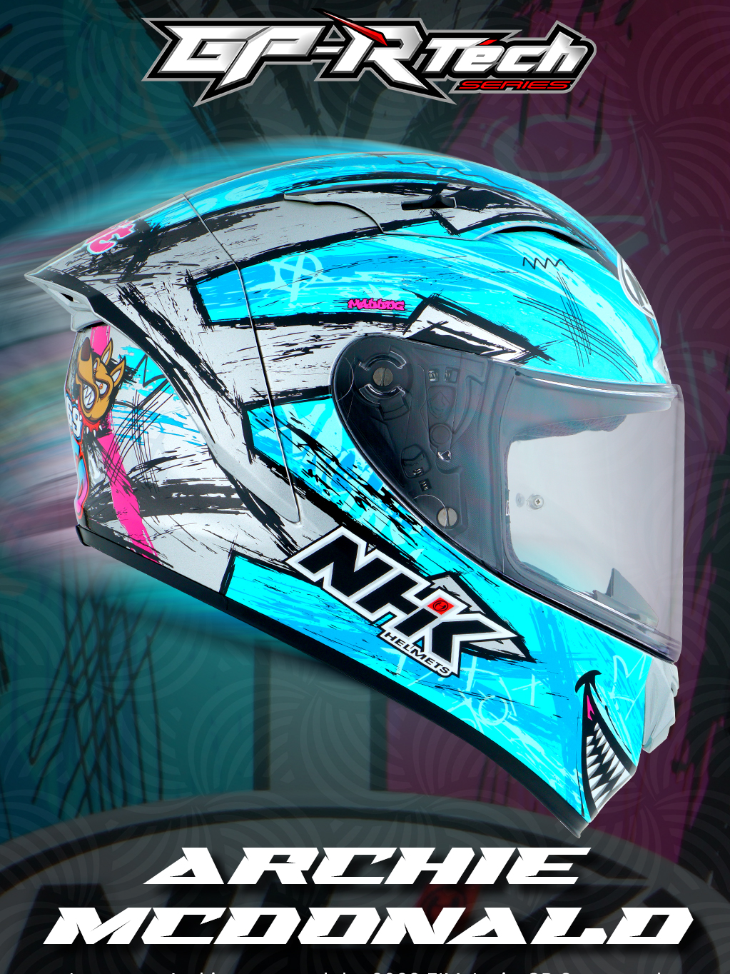 Here we go NHK Helmet Lovers !!!, New Livery dari series NHK GP R TECH Street Riders Replica 