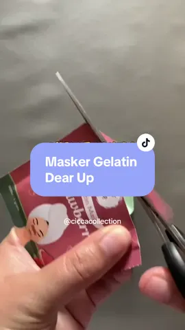 Angkat komedo pake masker gelatin 😍 #maskerkomedo #maskergelatin #maskerkomedoampuh #maskerdearup 