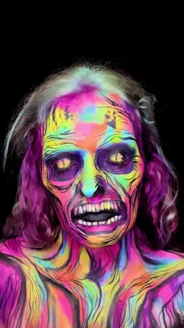 Rainbow zombie makeup 🧟‍♀️ I loved this but judging by the reaction my video got i dont feel great about it anymore ☹️  #makeup #makeupart #creativemakeup #amazingmakeup #makeuptransformation #fyp #makeuplook #crazymakeup #makeuptransition #makeuplook #zombie #makeuptransition  