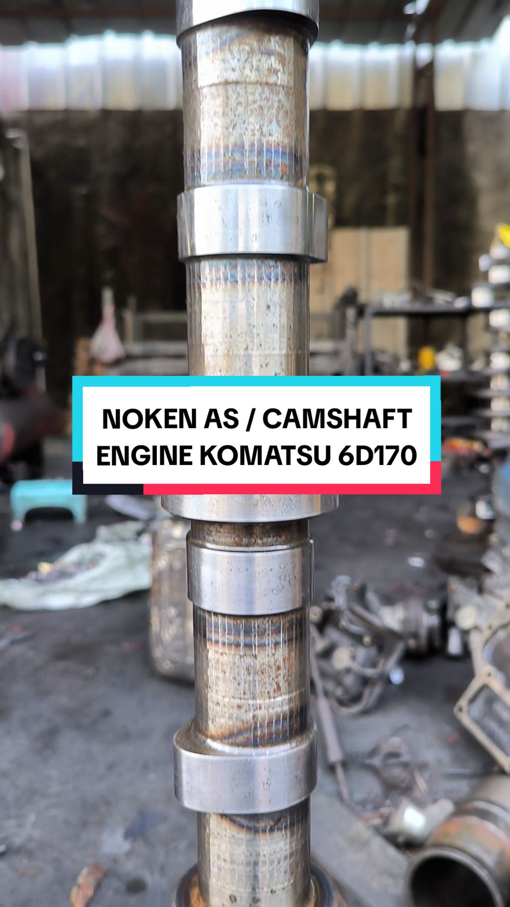 Noken As / Camshaft  Engine Komatsu 6D170 CP : 087780118562 (ZAMAN) #fyp #lab #LAB #lapakalatberat #lapakalatberatlab #alatberatindonesia #heavyequipment #heavyweight #operator_excavator #operatormuda #operator #mekanikmuda #mekaniktiktok #mekanik #engineering #engineer #engine #hitachi #komatsu #caterpillar 