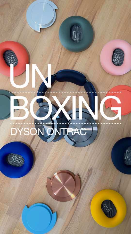 A 55-hour battery life 😮‍💨 The new Dyson OnTrac headphones are available now in the UK and on August 12 in the US #Dyson #OnTrac #Audio #ASMR #Unboxing #Tech 