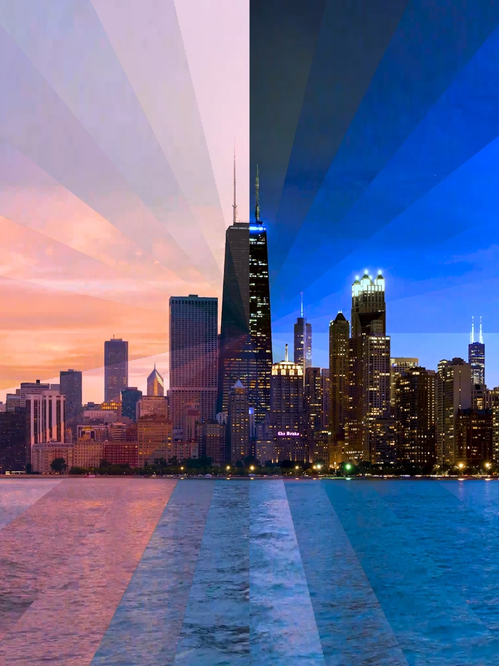 Which city skyline should I do this effect to next? #timelapse #timeslice #chicago #photography 