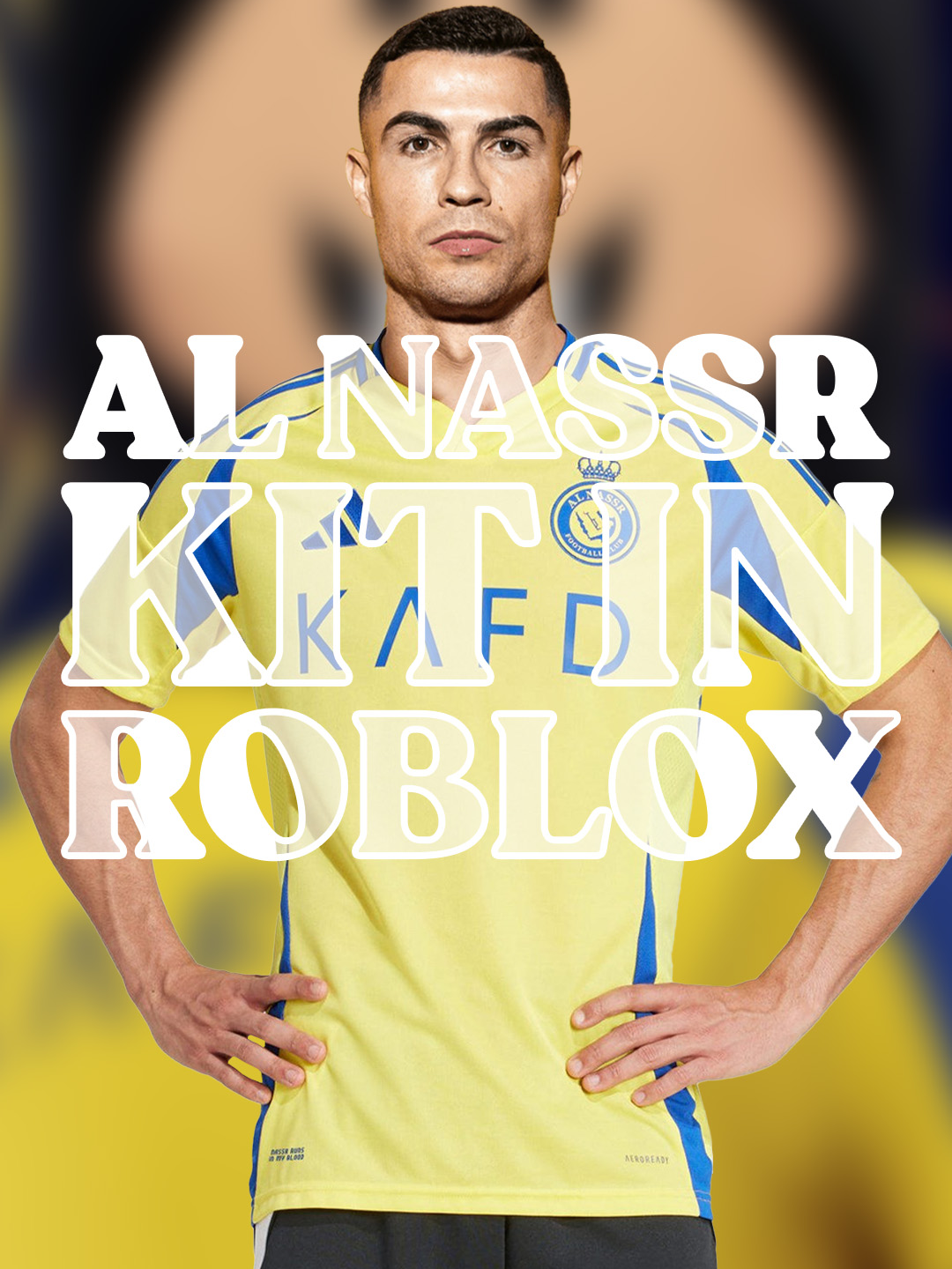 Adidas posted a Roblox Al Nassr announcement, which is the first official image we've seen of the kit! What a strange way to reveal a new shirt 😂 #FootballShirts #FootballKits #SoccerJerseys