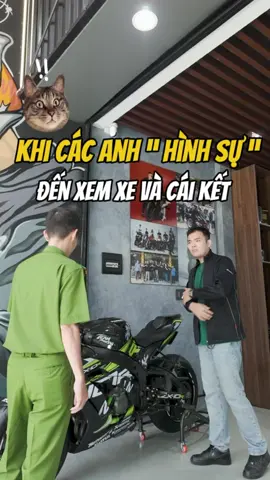 Khi Cảnh Sát Hình Sự đi coi Mô Tô Phân Khối Lớn... chủ shop xanh mặt luôn | #PKL #VuongKhangMotor #fyp #pkl_moto #haihuoc 