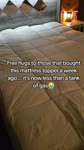 CRYING BECAUSE I GOT MINE FOR $60!!! CANT BELIEVE THEY ARE $29 NOW #mattresstopper  #mattresstoppers  #mattresstopperrecommendation  #viralmattresstopper  #bettersleephack 