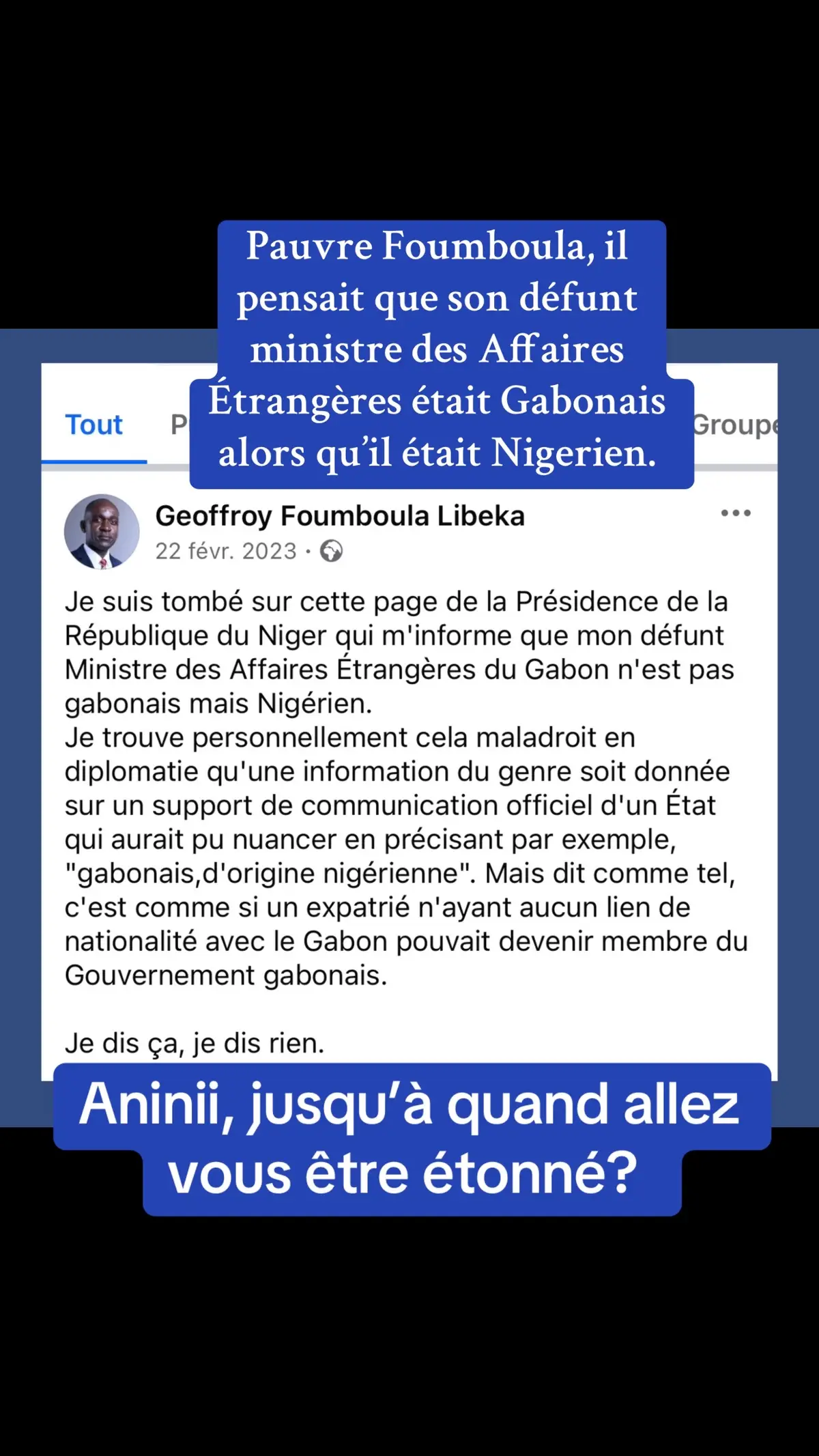 #tiktokgabon #haoussanestpasgabonais #gabon #tiktokafrique🇹🇬🇨🇩🇨🇮🇧🇯🇬🇦🇨🇲🇬🇦 #haoussa🇳🇪🇳🇬 #ctri #lesgabonitudes 