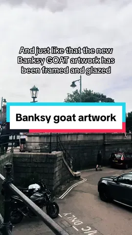 Framed and glazed 🖼️  #banksy #banksyart #art #artwork #new #goat🐐 #london #trending #viral #shorts #banksytok #explorelondon #explore #interesting #travel #rec #fyp 