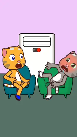 Do you use an air conditioner? (Animation  memes) #mytalkingtom #memes #animation 