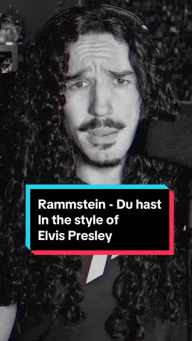 Clearly du hast was meant to be sung in the 50s. #rammstein #duhast #elvis #elvispresley #50sstyle #metalhead #iam1stphorm