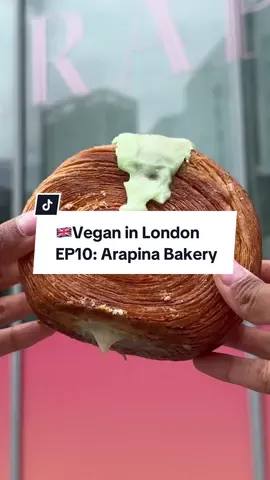 VEGAN LONDON TREASURES EP 10: ARAPINA BAKERY🥐 I’m a sucker for vegan pastries in general so these obviously surpassed my expectations BY ALOT😂 The one that took me by surprise was definitely the pain au chocolat and strawberry pancakes - they were simpler desserts that somehow misses the mark at most bakeries. Vegan or not, highly recommend Arapina😍 📍 8 Little Thames Walk, London SE8 3FB, United Kingdom *meal was gifted #vegan #veganfood #veganeats #veganinlondon #londoneats #veganlondon #veganuk #plantbased #vegantiktok  #veganshare #veganfoodshare #veganpastries #viralcroissant #londonviraldesserts #veganpastries #veganbreakfast #veganpancakes 