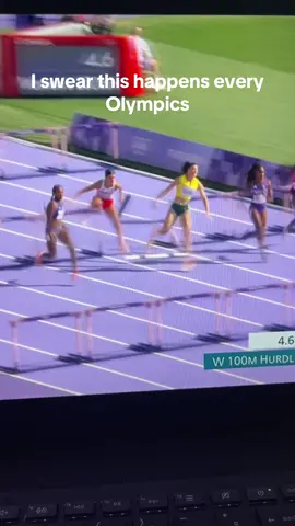 This happens every time #olympics #trackandfield #hurdles 