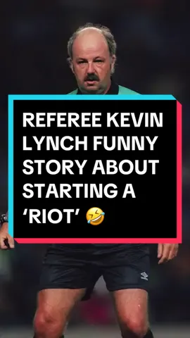 When Referee Kevin Lynch started a ‘ri*t’ 🤣 from the undrthecosh podcast #footballtiktok 