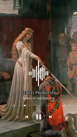 A composition worthy of knights by the great Russian composer Sergei Prokofiev. Happy listening. 🎼🤍 #sergeiprokofiev #danceoftheknights #classicalmusic #music #art #knights #fyp #fypage #fypシ #fypシ゚viral #fyppppppppppppppppppppppp #777 
