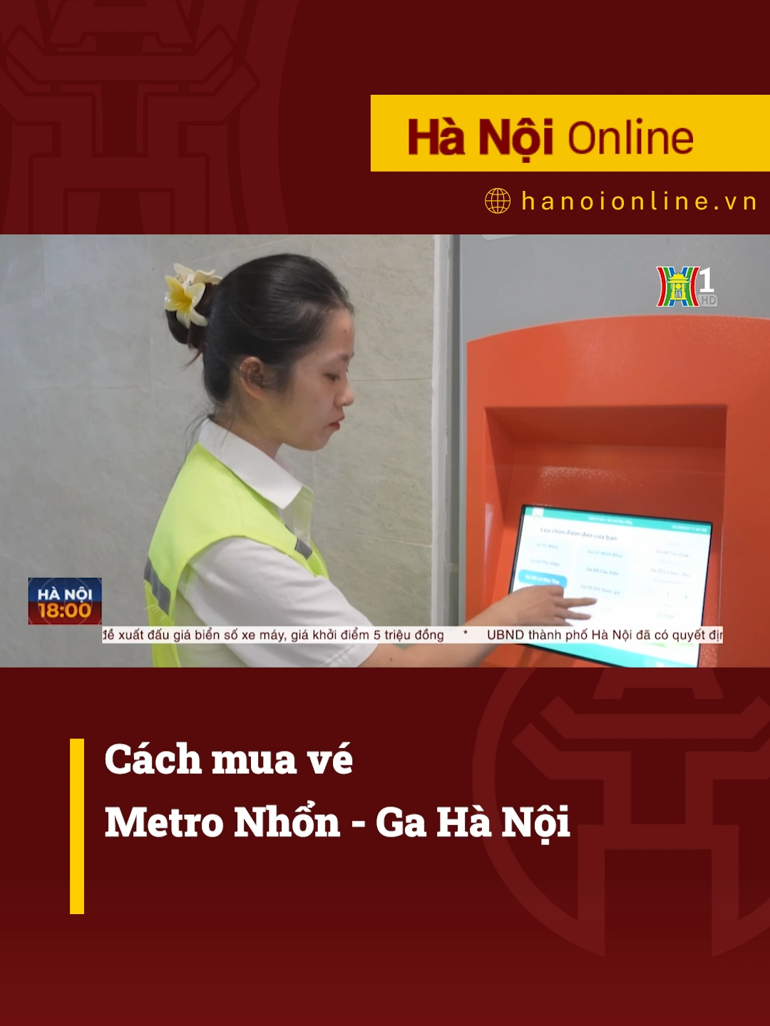 Sẵn sàng trải nghiệm tàu điện trên cao Metro Nhổn - Ga Hà Nội #htvdaihanoi #tiktoknews #metronhongahanoi #tautrencao #duongsattrencao