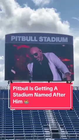 Mr. 305 himself #Pitbull is getting a stadium named after him!! 🏟️     #entertainmentreport #shelbysos #iheart #iheartradio #ymsradio #FIU #Dale @InternJohn @Shelby Sos @iHeartRadio 