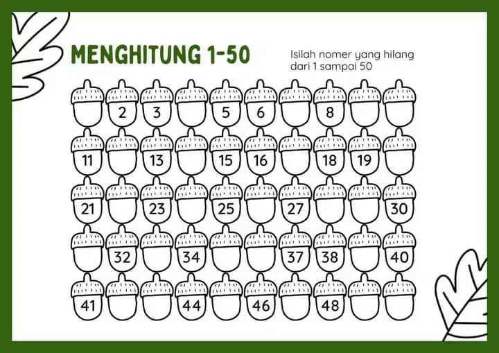 LKPD Matematika Kelas 2 BAB 1 Menghitung, membaca dan menulis bilangan 1-50 #lkpd #matematika #kelas2 #aktivitasanak #siswasd #gurutiktok 