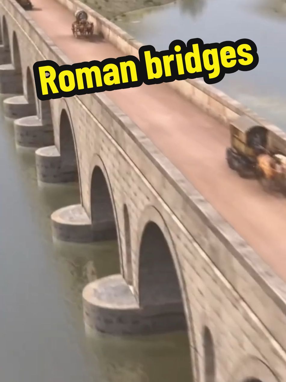 How were Roman bridges built ? #history #engineering #romanempire