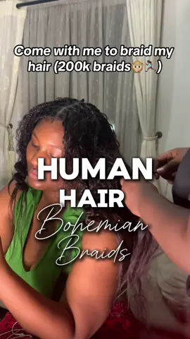 Come braid with me🪄🧞‍♂️😘 #wiginfluencer #braidstutorial #bohobraids 
