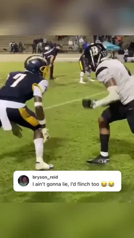 Bro was spooked 👻 #football #highlight #defense #sports #highschool #athlete #spooked (via ykrell_/IG)