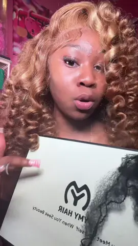 @ymyhairofficial P4/27 Highlight Jerry Curly Hidden-Strap™ 360 HD Lace Glueless Wig 26 Inch #ymyhair #wiginfluencer #ymywiginstall #360lacewig #gluelesswig  #wandcurls 