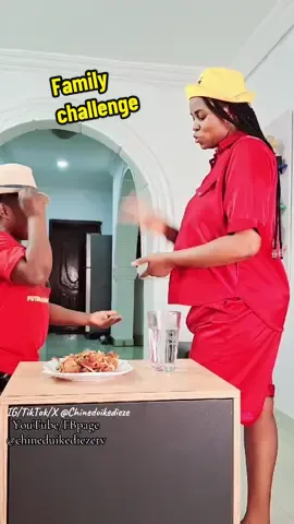 I beat her on this 🤣😂 #challenge  #family  #chineduikediezeandfamily #chineduikedieze #trending
