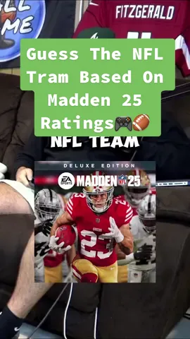 Guess The NFL Tram Based On Madden 25 Ratings🎮🏈 #NFL #nflfootball #nflrankings #nflstats #nfltrivia #madden25 #maddenratings #nfltiktok #fypnfl #fyp 