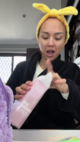 GRWM trying the hair identifier spray 