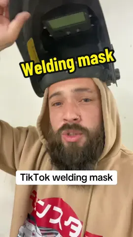 Welding mask, from TikTok, and its amazing. #welder #welding #fabricator #weldingmask #fyp 