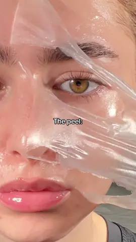 The peel of this mask ✨ leaves my skin with perf hydration and glow  #koreanskincare #collagen #peeloffmask #glowyskin #skincare 