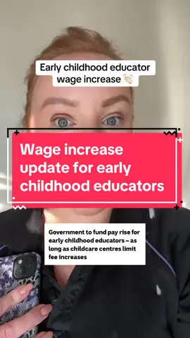 More details to come throughout the coming days - I will keep you posted early childhood educators 👏🏻 #earlychildhoodeducator #childcareworker #daycareteacher 
