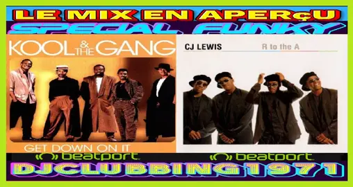 DJCLUBBING1971 Vous Mix EN APERçu JUSTE Derriére sur ses version SPECIAL FUNKY SUR CES VERSION ORIGINALE ET TRES VARIES VIA MES DEUX COVERS VINYL VOUS ALLEZ AVOIR LE GROUPE KOOL AND THE GANG AVEC CE TITRE GET DOWN ON IT (FUNK) SORTIE SUR CETTE VERSION ORIGINALE EN 1981 suivit de CJ LEWIS AVEC CE TITRE R TO THE A EN 1995 N'hesitez pas a Liker commenter et vous Abonnez si vous avez Appreciez mon petit mix d' Aperçu FUNKY que je vous ai mixer merci beaucoup