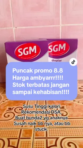 Susu sgm ungu untuk bb anak yg susah naik, rekomendasi DSA. #pejuangbbanak #sususgm #sgmgainoptigrow #susutinggikalori #sgm 