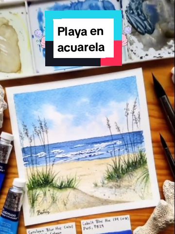 ¡Acompáñame a pintar una playa en acuarela! En este sketch quise capturar la alegría que sentí al ver el mar por primera vez, cuando tenía solo 6 añitos. La curiosidad que me provocaban las olas es algo que nunca olvidaré. ☺️💙🌊 Espero estes pasandola genial en tus vacaciones ¡Cuéntame en los comentarios a dónde te has ido! 😃🌴🐚🏖️ #acuarela #sketch #sketchbookideas #sketchbookart #dibujos #playa #acuarelaart #acuarelasobrepapel #vacaciones #mar #acuarelista 