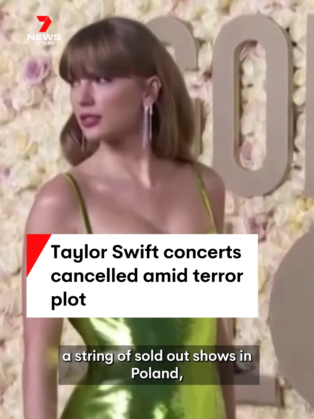 Three Taylor Swift concerts in Vienna have been cancelled after two men were arrested over alleged plans for a terror attack. Local police say they became radicalised online. #TaylorSwift #swifties #concerts #Vienna #7NEWS