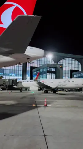 #airport #airplane #travel#istanbul #istanbulairport #turkish #thy #tiktokindia #iga #night 