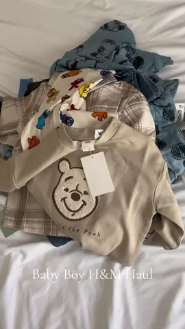 I can’t wait for him to wear all of this😭 #babyboyclothes #babyboy #shopping #handm #haul #firsttimemom #fypage #mommylife #mickeymouse #winniethepooh #cookiemonster #overalls #fallclothes #babyclothes 