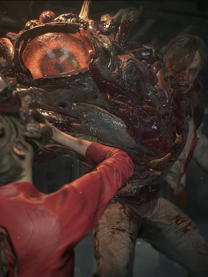 Birkin fase 1 - #residentevil2remake #claireredfield #williambirkin #hardcore #cuchillo