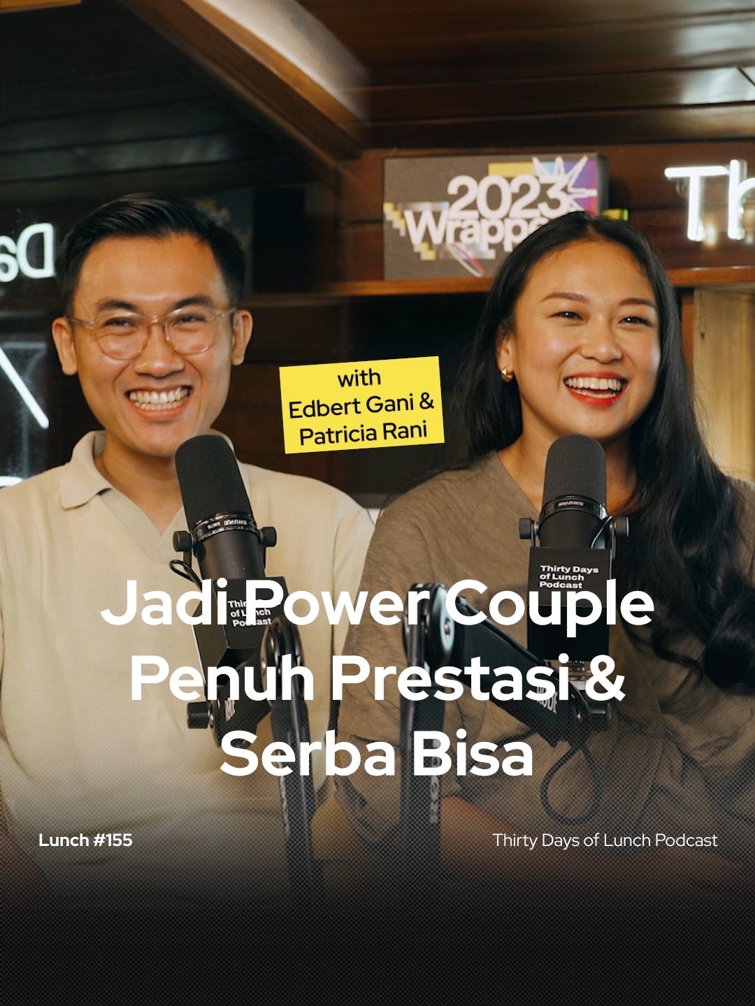 Buat lo yang kesulitan dapat beasiswa atau mungkin kesulitan menjaga hubungan jangka panjang, coba deh nonton episode ini! Dari LDR sampai dapat beasiswa. Dari SMA sampai S3. Dari Tambun ke New York. Dari SpongeBob jadi PhD Scholar. Semuanya kita bahas tuntas bareng power couple yang satu ini, @edbertgani & @patriciarani93  Enjoy the Lunch! Hosted by: @fellexandroruby & @sheggario  #thirtydaysoflunch #thirtydaysoflunchpodcast #podcastindonesia #beasiswa #scholarships #LDR #ranigani #jejakpetualang #lpdp #powercouple