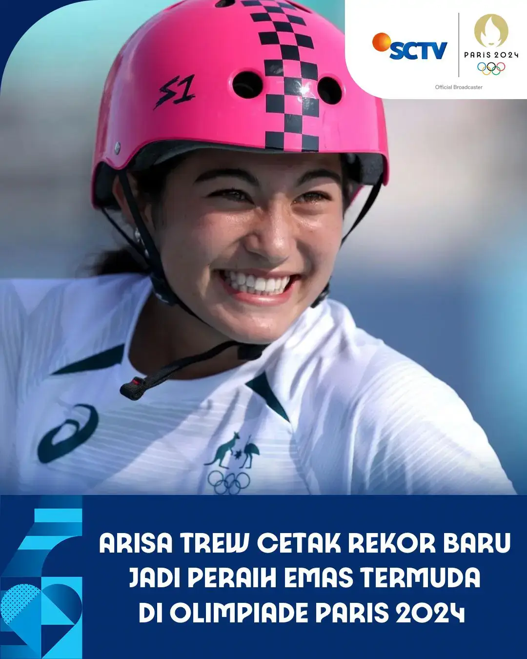 Wow keren ini, umurnya baru 14 tahun lho udah dapet medali emas.  Kalian umur 14 udah ngapain aja? 😬 #OlimpiadeParis2024 #AyoIndonesia #NontonOlimpiadediSCTV #SCTVSports #olympic