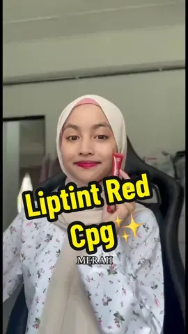 💋LIPTINT CPG TERLAJAK MURAH 💋 Liptint Cpg tahan lama, tak melekit pastu waterproof pulak tu 😍.. liptint CPG juga boleh cerahkan bibir tau sbb diformulasikan daripada  madu🍯.. ada vitamin C dan E tau🥰 Senyumanmu kebahagiaanku ❤️ #cpg #cikpuangojes #cpgcosmetic  #liptintcpg #liptintmurah N
