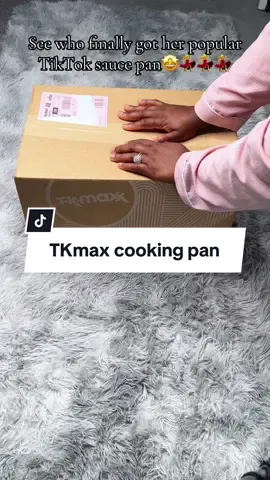First cooking pan am buying in addition to my cooking pot set which is 1year plus and I absolutely love it but why did @TK Maxx use this big cartoon to package 1 pan🤩🤩.I am ready for the compliment as it is written this content may cause compliment 🤩#cookingpan #tkmaxx #cookingpot #cookingutensils #unboxing #unboxingvideo 
