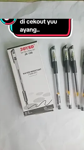 pena gell joyko jk-100 dengan mata pulpen 0,5mm #penajoyko  #penagelmurah  #penacair 