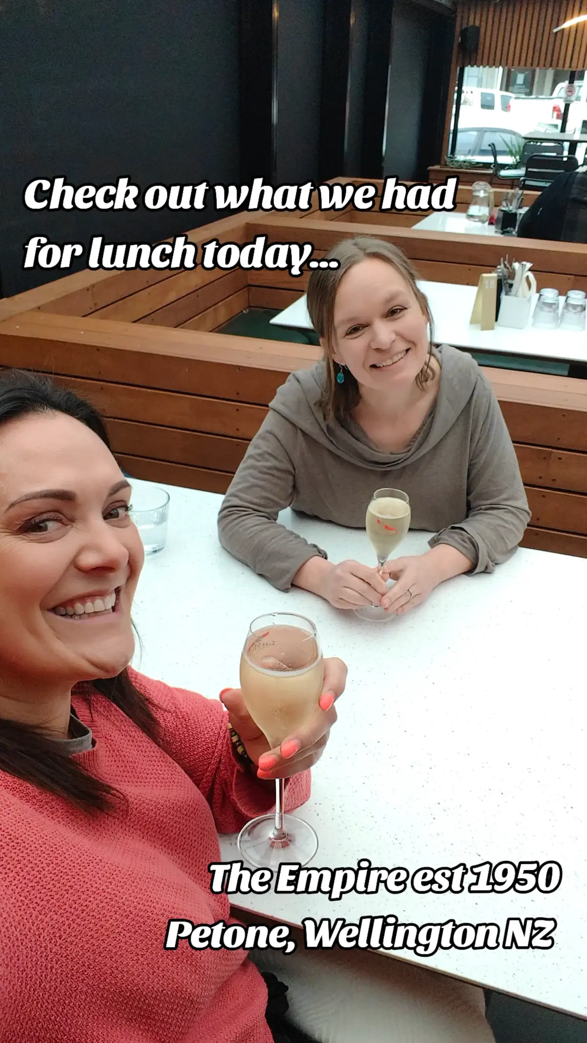 OMG!!! I took my bestie out for a LONG lunch to celebrate her birthday today and my local has leveled UP. Honestly, the food was AMAZING! It was PERFECT for our FOUR HOUR catch up, gossip, giggles and good times. I'll post a little tour of the place soon too. 10/10 HIGHLY recommend. #lunch #birthday #petone #wellington #nz #delicious #theempire 