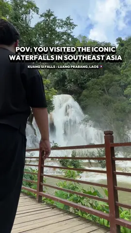 POV: You visited the iconic waterfalls in Southeast Asia 🇱🇦 📍 Kuang Si Falls - Luang Prabang, Laos #laos #asia #paulivandg #ivandeguzman 